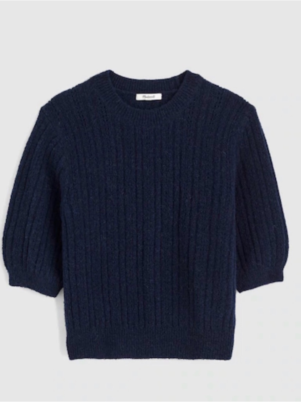 NWT. Madewell CloudSoft Short-Sleeve Sweater Tee
